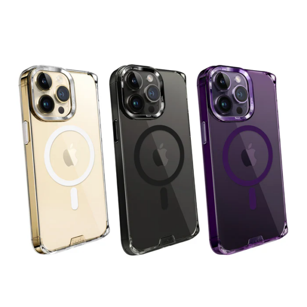 Hoda Apple iPhone 14 Pro MagSafe羽石輕薄防摔保護殼-透明