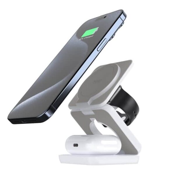MINIQ 3in1 折疊式磁吸無線充電器座